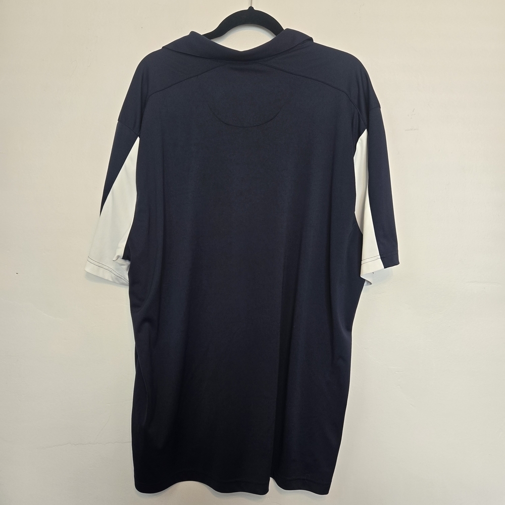Greg Norman Collection Navy and White Polo Shirt - Picture 2 of 5